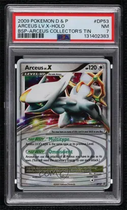 Arceus Lv X Pokemon Diamond & Pearl Black Star Promo PSA 7 2007 - Image 1