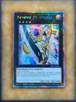 Yugioh Number 39: Utopia TN23-EN013 Quarter Century Rare Limited Edition NM - Image 1