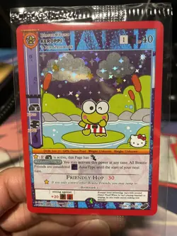 MetaZoo X Hello Kitty San Diego Comic Con 2023 SDCC Exclusive KEROPPI Promo Card - Image 1