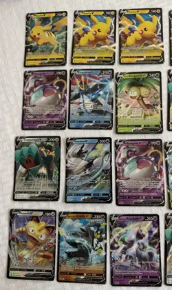 Pokemon SWSH Black Star Promo V Card Lot Of 36 Various Sets NM Condition Pikachu - Image 2
