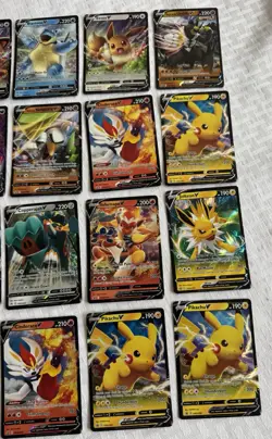 Pokemon SWSH Black Star Promo V Card Lot Of 36 Various Sets NM Condition Pikachu - Image 4