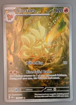 Ninetales IR 199/197 OBF ENG SV Obsidian Flames NM Pokemon Card TCG - Image 1