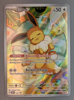 Eevee Black Star Promo 173 SVP ENG SV Prismatic NM Pokemon Card TCG - Image 1