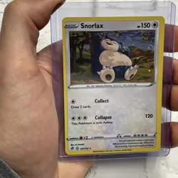 Snorlax 141/192 Cosmos Holo SWIRL Pokemon Card NM Near Mint Pokemon TCG Nintendo - Image 1