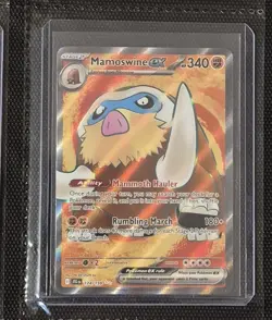 Pokemon Mamoswine EX TCG Full Art Ultra Rare Holo Card 174/159 Journey Together - Image 1