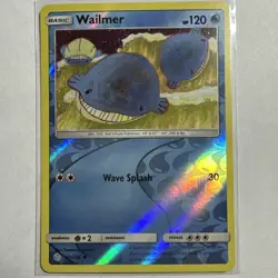 Wailmer 45/236 Reverse Holo Card Sun & Moon - Cosmic Eclipse Pokemon TCG NM - Image 1