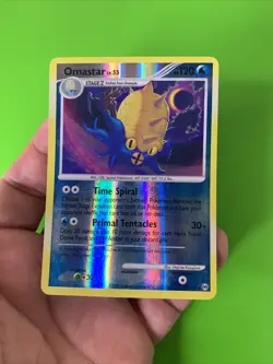 Omastar 23/99 Arceus Reverse Holo Pokemon Card LP+ - Image 4
