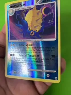 Omastar 23/99 Arceus Reverse Holo Pokemon Card LP+ - Image 5