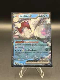 Cetitan ex 65/182 Holo Double Rare Card - Pokemon TCG - Destined Rivals - NM - Image 1