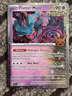 Flutter Mane (Cosmos Holo) 078/162 Trick or Trade 2024 Holo Pokemon Card - Image 1