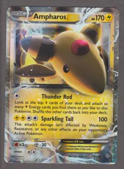 Ampharos EX 27/98 - XY Ancient Origins - Pokemon Card 2015 NM - Image 1