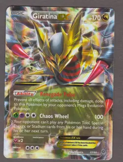Giratina EX 57/98 - XY Ancient Origins - Pokemon Card 2015 NM - Image 1