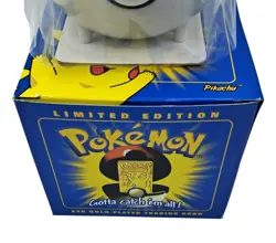 Vintage Sealed Pokemon Pikachu 23K Gold-Plated Trading Card With Red Pokeball Di - Image 4