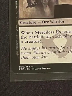 Merciless Executioner 76/185 Fate Reforged Magic the Gathering Card - Image 5