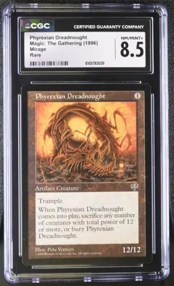 Phyrexian Dreadnought. Mirage Mtg. CGC 8.5 Near Mint/Mint+! - Image 1