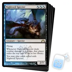 NIGHTVEIL SPECTER X4 Gatecrash GTC Magic the gathering gold LP cny - Image 1