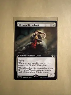 MTG Elenda’s Hierophant LCC 0039 R NM Regular Extended Art - Image 1