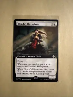 MTG Elenda’s Hierophant LCC 0039 R NM Regular Extended Art - Image 2