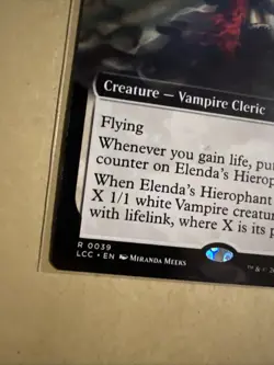 MTG Elenda’s Hierophant LCC 0039 R NM Regular Extended Art - Image 3