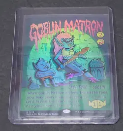 Goblin Matron - Rainbow Foil Extended Art Secret Lair MTG - Image 1