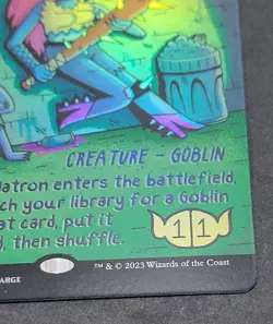 Goblin Matron - Rainbow Foil Extended Art Secret Lair MTG - Image 5