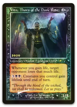 Vito, Thorn of the Dusk Rose #28 (Foil) NM 30th Anniversary Edition Magic MTG - Image 1