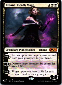 Liliana, Death Mage M The List Reprints 328/274 NM NM-LP - Image 1