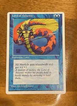 MISPRINT Lord of Atlantis - Alternate Fourth Edition - LP Alt 4th MISPRINT - Image 1