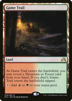 1x Game Trail - NM English MTG - Shadows Over Innistrad - Image 1