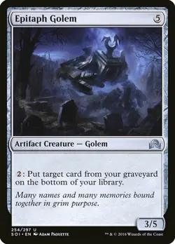 1x Epitaph Golem - NM English MTG - Shadows Over Innistrad - Image 1