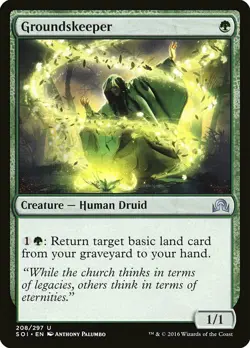 1x Groundskeeper - NM English MTG - Shadows Over Innistrad - Image 1