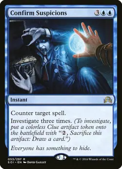 1x Confirm Suspicions - NM English MTG - Shadows Over Innistrad - Image 1