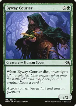 1x Byway Courier - NM English MTG - Shadows Over Innistrad - Image 1