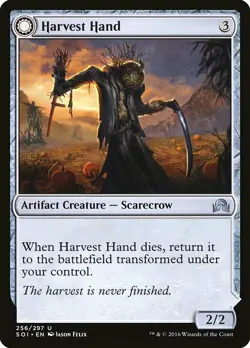 1x Harvest Hand // Scrounged Scythe - NM English MTG - Shadows Over Innistrad - Image 1