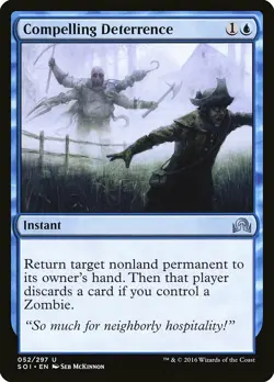 1x Compelling Deterrence - NM English MTG - Shadows Over Innistrad - Image 1