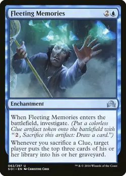 1x Fleeting Memories - NM English MTG - Shadows Over Innistrad - Image 1