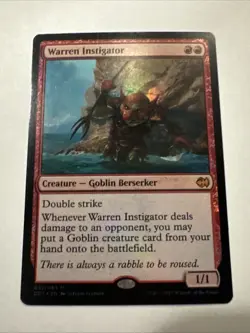 Warren Instigator Duel Decks: Merfolk vs. Goblins Foil - Image 1