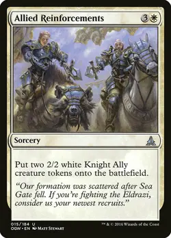1x Allied Reinforcements - NM English MTG - Oath of the Gatewatch - Image 1
