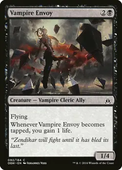 1x Vampire Envoy - NM English MTG - Oath of the Gatewatch - Image 1