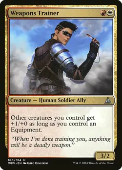1x Weapons Trainer - NM English MTG - Oath of the Gatewatch - Image 1