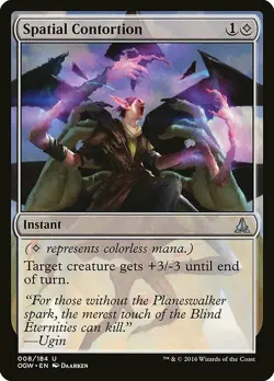 1x Spatial Contortion - NM English MTG - Oath of the Gatewatch - Image 1