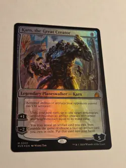 Karn, the Great Creator X1 FOIL RVR MTG Ravnica Remastered - Image 1
