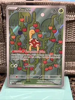 Pokemon TCG Shuckle Illustration Rare Mega Evolution Card 136/132 - Image 1