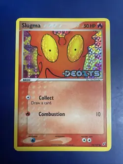 Slugma 74/107 Ex Deoxys Reverse Holo Stamped Foil Pokemon Card NM - Image 2