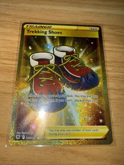 Pokemon TCG Trekking Shoes - 215/189 Astral Radiance Gold Trainer Secret Rare - Image 2