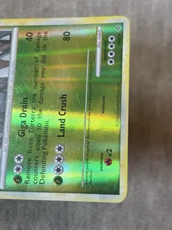 Pokemon TCG Torterra 10/95 HGSS Unleashed Reverse Holo Rare MP - Image 3