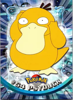#54 Psyduck - 1999 Pokemon Topps TV Series 1999 - Image 1