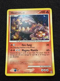 Pokemon Heatran Holo 3/99 rare from Arceus in NM- Condition! - Image 1