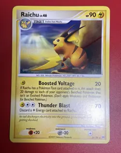 Pokemon Raichu 27/99-Arceus Promo & Azelf 85/236-Unified Minds Non-Holo - Image 3
