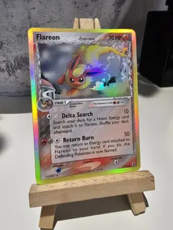 Flareon Holo EX Delta Species 5/113 Pokemon TCG - LP+ / NM - Image 1